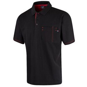 Lee Cooper Mens Pique Polo Shirt / Black